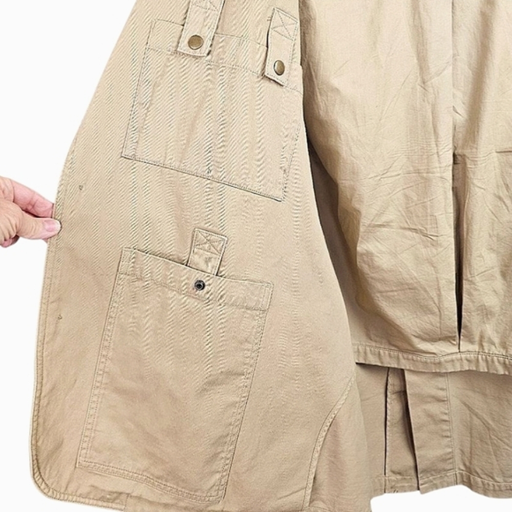 Duluth Trading Co Men's Firehose Lightweight Khaki Presentation Jacket Size L - Picture 8 of 15
